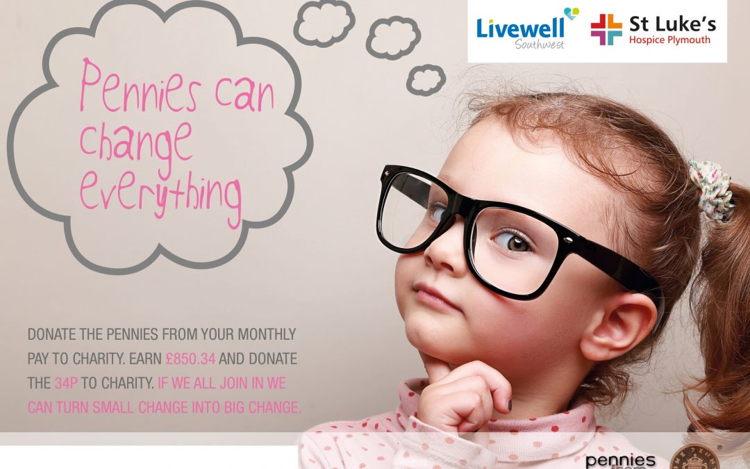 Livewell Southwest donates extra pennies to St Luke’s Hospice Plymouth